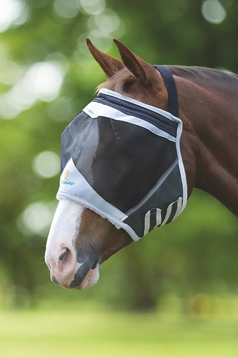 Shires FlyGuard Pro Fine Mesh Earless Fly Mask